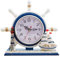 Warmhm 1stk Herrenuhren Ornamente Im -Stil Wohnzimmerdekor Uhr Im Maritimen Stil Stille Uhr Das Mittelmeer Haushaltsuhr