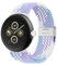 Elastisches geflochtenes Armband - Kompatibel mit Google Pixel Watch 2 Armband/Pixel Watch 3 41mm, verstellbares Nylonarmband für Google Pixel Watch 3 41mm/2/1 (Violett)