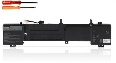 LUSONBAY 6JHCY 6JHDV Laptop Replacement Battery for Alienware 17 R2 17 R3 ALW17ED-1728 ALW17ED-1828T ALW17ED-2728 ALW17ED-3728 ALW17ED-3828 ALW17ED-4718 ALWW17ED- 4738 ALW17ED-4838 ALW1 8 14.8V 92Wh