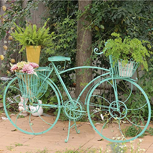 Fahrrad Blumentopf Ständer Garten Pflanzgefäß Deko Metall Hochzeit Fahrrad - Garten Blumenständer