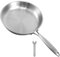 Stainless Steel Frying Pan 30cm Frying Pan Cookware for Induction, Electric, Gas and Ceramic Glass Hobs Versatile Professional Cookware Even-Heating Chef's Pans with Detachable Handle for Home Cooking