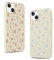 Phoona 2 Stück Handyhülle für iPhone 13 Mini Hülle 5,4'', Aesthetic Muster Design Weiche TPU Ultra Dünn Silikon Schutzhülle Kratzfeste Stoßfest Kameraschutz Bumper Case für Mädchen, Blümchen