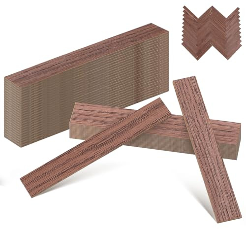 Toyandona Puppenhaus Boden 40 StüCk Selbstklebende Miniatur Holzbodenfliesen PVC rutschfest Collage Design Einfaches Zusammenbauen FüR Dekoration