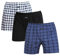 Merking Boxer Uomo Cotone Biologico 100% Fantasia Tessuto Mutande a Pantaloncino Intimo Comodi Leggeri e Traspiranti Confezione da 3/4/5 SJDK2205M-3Pack01-3-XL