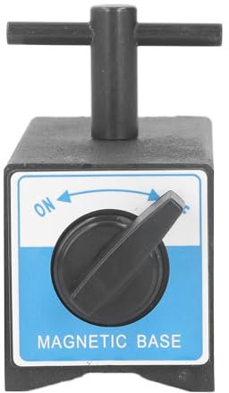 Magnetbasis für Anzeigen, 120 Kg Saugkraft Magnetischen Zifferblatt -Indikator -Basishalter V -Form mit M6 -Gewindeschalter -Anzeige, Anzeigelegenheiten und Basen