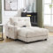 okwish Schlafsofa Ecksofa Relaxsofa Polstermöbel mit Becherhaltern&USB Anschluss, Gelb