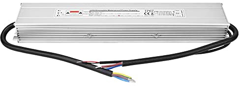 FTVOGUE Fuente de Alimentación Incondicional IP67, 24V 200W 8.33a para Luces LED, Tiras de Luz, Iluminación de la Oficina