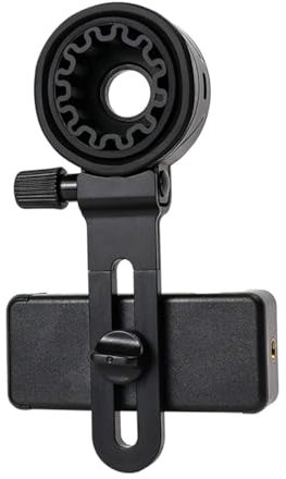 Uonlytech Adaptador de Fotografía para Teléfono Móvil Soporte para Telescopios y Microscopios Compatible con Teléfonos Accesorios de Fotografía para y Astronomía