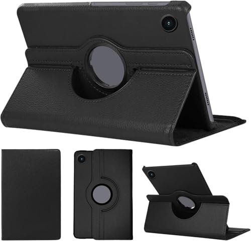 Funda para Lenovo Tab M9 / 9 Pulgadas TB-310, Tablet Tableta Giratoria Carcasa 360 Grados Cover, 360º Funcion Soporte Case FTAB (Negro)