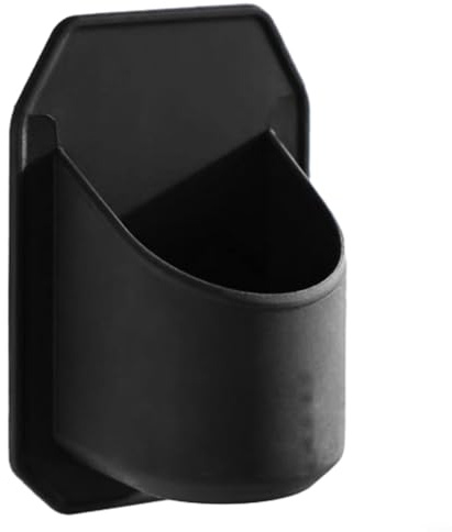 Wandmontierter Getränkehalter Perfekt für Bierdosen, Weingläser und Flaschen in der Dusche (schwarz)