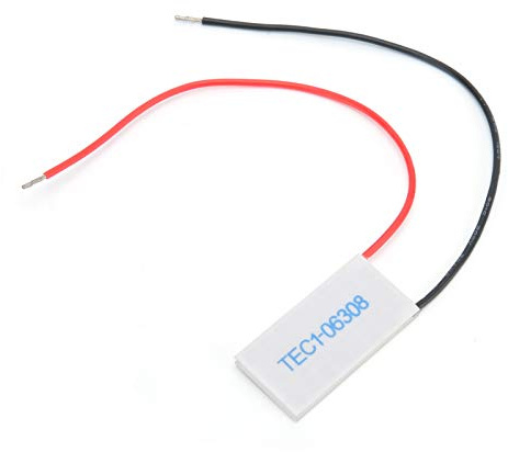 Risegun Thermoelektrischer Peltier Modul TEC1-06308 Kühlkörper Halbleiter Kühltabletten Peltierelement DC 6V 8A für Kühlen Heizen (20 x 40 mm)