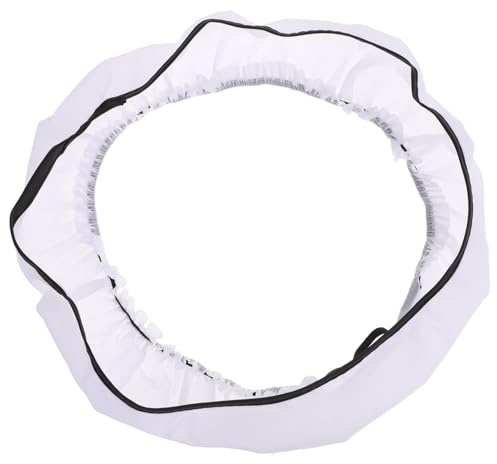 ANDRESLAD Faltbarer Ringlichtdiffusor aus Nylon für Ringlicht und Fluoreszierendes Blitzlicht Weiße Softbox mit Stabiler Farbtemperatur für Beauty und Produktfotografie