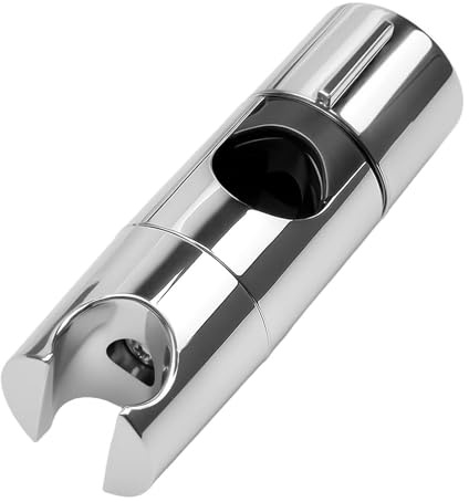 Universal Handbrause Halterung,19–25 mm, Verstellbar Duschhalterung, Shower Holder aus ABS mit Chrom-Finish, flexible Duschkopf Halterung & Duschhalterung für Duschkopf, Ersatz für Dusche & Bad