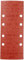 Bosch Home and Garden 25-teiliges Schleifblatt-Set für Schwingschleifer, 93 x 230 mm, 8 Löcher, Körnung 120, 2607017100