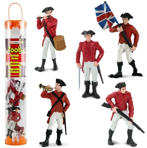 Toob Safari American Revolution British Army Miniaturen (Mehrfarbig)