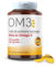 OM3 - Huile de poisson sauvages riche en Oméga 3 -Fonction cardiaque normale - Maxi format - 120 capsules