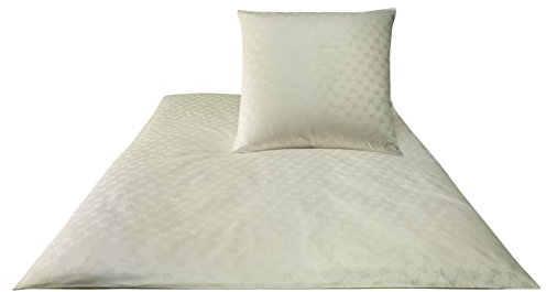JOOP! 4020 Cornflower Mako-Satin-Bettwäsche 200x220 + 2x 80x80 natur-7