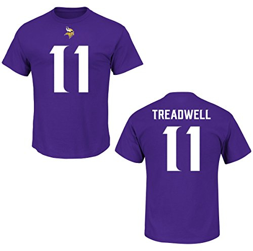 Majestic Athletic NFL Football T-Shirt Minnesota Vikings Laquon Treadwell #11 Trikot Jersey Receiver III (XXL)