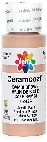 Acrilico Ceramcoat dipingere once-Bambi 2 marrone/opaco