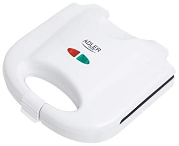 ADLER Sandwichmaker, 750 W Leistung, Backen mit Thermostatsteuerung