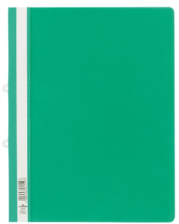 Durable Sichthefter mit Abheftschieber, überbreit, grün, 25er Packung, 258005