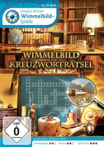 Wimmelbild Kreuzworträtsel