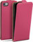 MoEx Custodia a Portafoglio per iPhone 6s / iPhone 6, Pieghevole, Protezione Completa a 360 Gradi, Pelle vegana, Custodia per Cellulare con Chiusura Verticale, Magnetica, Bacca - Fucsia