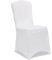 Deuba® Stuhlhussen 2er Set Weiß Hochzeit Stretch Dehnbar 30°C Waschbar Stuhlbezug Hussen für Stühle Bezug Überzug Deko Esszimmerstühle ohne Armlehne