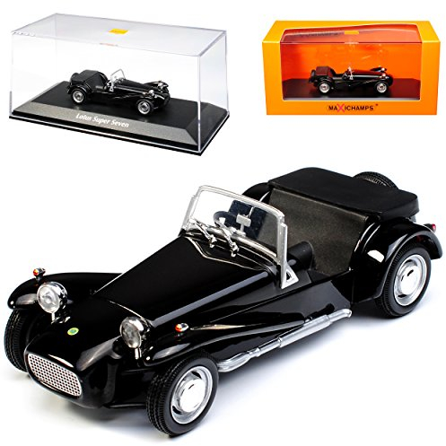 Minichamps Lotus Super Seven Schwarz 1957-1972 1/43 Maxichamps Modell Auto