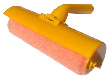 10 Inch Ceiling Paint Roller with Shield - No Drip Kit - High European Quality - Drip and Splatter Free Painting for Ceilings & Walls - for Paints, Varnishes & Primers