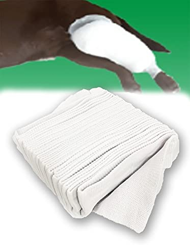 EDWERD Fixieren Sie elastische Netzschlauch-Stützbandage für den Oberschenkel eines großen Hundes, Tier, Pferd, Kuh, Wundverband-Halter, 5.8