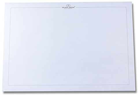 DELMON VARONE - Ersatz Papierblock DIN A2 für Echtleder Schreibunterlage - Notizblock zum Notieren von Gedanken und Ideen passend für Schreibtisch-Unterlage 65 x 45 cm