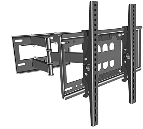 TV Wall Mount Bracket Full Motion Swivel Articulating for Most 32-65 inch OLED QLED LCD 4K Flat Curved TV, Max VESA 400x400mm to 110lbs