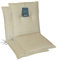 LILENO HOME Lot de 2 coussins pour chaise de jardin à dossier bas, beiges, chaises longues confortables comme coussins d'assise pour meubles de jardin, coussins de chaise pour chaises de jardin et
