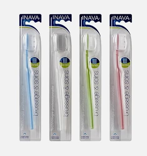 Inava Zahnbürste, weich, 4 Stück