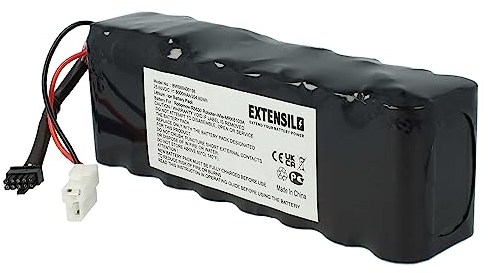 EXTENSILO Akku kompatibel mit Wolf Garten eiRobo Scooter R.S.1800, R.S.3000, RS1000 Rasenroboter Rasenmäher (8000mAh, 25,6V, Li-Ion)