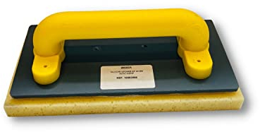 Weber Taloche esponja para junta, grosor 20 mm, auto agarrante, esponja de limpieza juntas, amarillo aspecto granulado