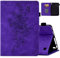 MOKASE Custodia per Amazon Nuovo Kindle Fire 7 Tavola 12a Generazione 2022 Ultimo Modello 7, Pelle Scamosciata Supporto Coperta, Automatico Sveglia/Sonno con Portapenne per Nuovo Fire 7 2022, Purple
