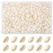TOAOB 100 Stück Beige Natürlichen Muschel Perlen mit Loch zum Auffädeln Spirale Kauri Muscheln Bastelnmuscheln 18 bis 20mm für DIY Schmuck Machen oder Deco Handwerk