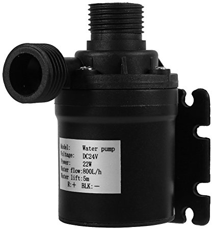 DC 24 Wasserpumpe,Umwälzpumpe Solarenergie Bürstenloser Motor Aquarium Tauchboot 800L/H 5M Aquarium Wasserpumpe Bürstenlose Tauchwasserpumpe