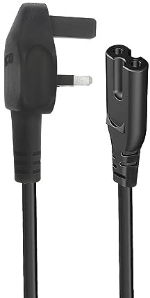 Power Plug Cord Replacement for Virgin Media TV Broadband BT TV Wifi Router Hub Box 3.0 2 pin Figure 8 Power Lead Cable