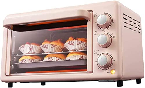 CAZARU Forno da 19 Litri, Temperatura Regolabile 0-240 ℃ e Timer da 60 Minuti Cottura Torta Forno Elettrico Doppia Posizione di Cottura Porta in Vetro temperato