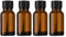 JIHUOO 5 Stück Leere Nagellack Flasche mit Pinsel Nagellackflaschen aus Glas Nagel Glasfläschchen Nagellackfläschen 15ml