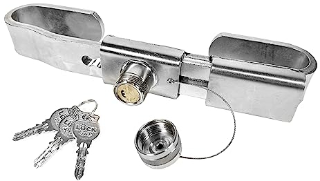 Cadenas antivol antivol de verrouillage réglable de 240 à 330 mm (38 mm.) Acier inoxydable Serrure de porte Camion pour conteneurs, semi-remorques avec débordements, plate-forme et réfrigérateurs