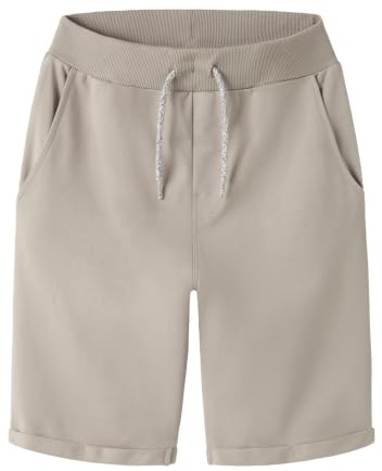 NAME IT Jungen Nkmvermo Long SWE Shorts Unb F Noos, Pure Cashmere, 146