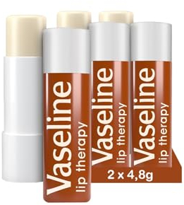 Vaseline Lip Therapy Cocoa Butter | Getönter Lippenbalsam, Lippenstift mit Kakao und Sheabutter (Cocoa 2 x 4_8g)