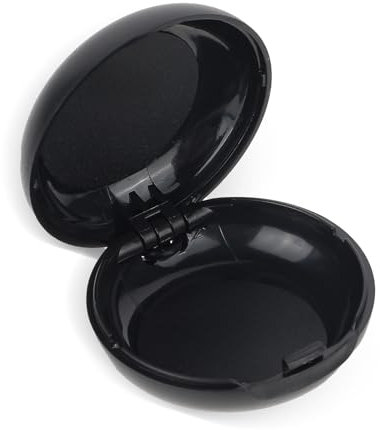 WY LIGHTING LEVEL 2pcs Earplug Cases Round Potable Ear Plug Holder Potable Mini Storage Case Ear Plug Carrying Cases Case Earbud Organizer for Travel Business Trip Earbuds Trinkets Pills Storage