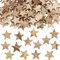 ParPix 3cm Kleine Holzsterne zum Basteln, 100 Stück Holz Sterne Deko Weihnachten, Holzsterne Klein, Streudeko Sterne zum Basteln,Deko Sterne Weihnachten Konfetti,Holzstern Tischdeko,DIY Sterne Basteln