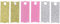 Xolsurg Acrylic Name Tags Blank Glitter Name Plates for 40OZ Cup LID Decoration