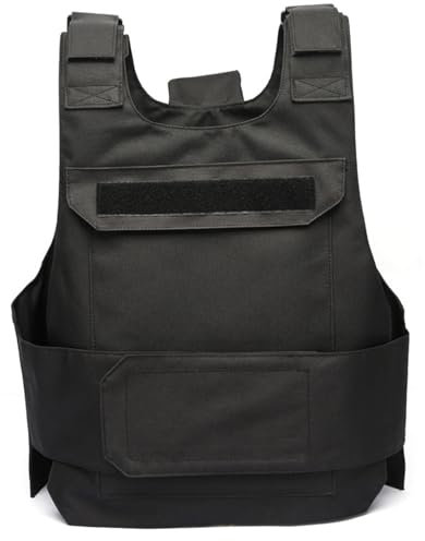 Ruqingg Plate Carrier Vest Waterproof & Wear-Resistant Vest with Hollow Grooves Quick Release Costume with Hidden Pocket for Outdoor Training